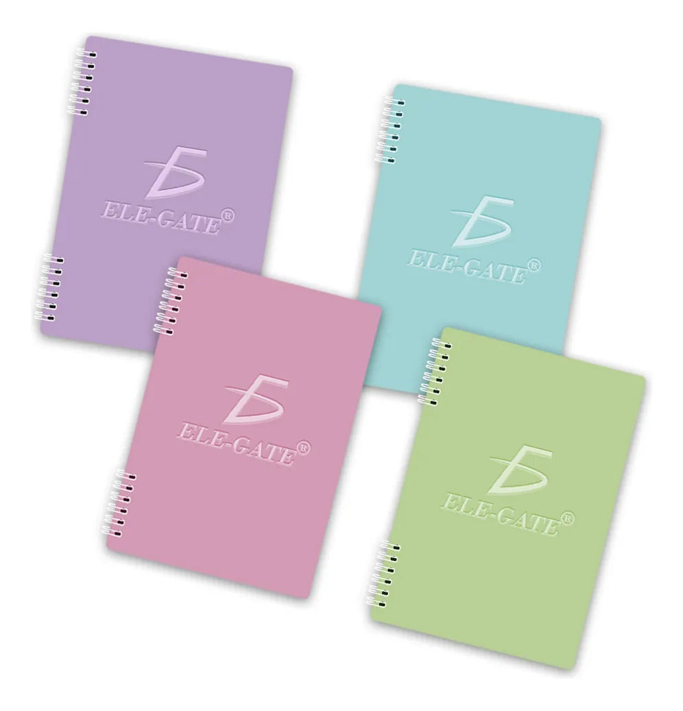 Cuaderno De 80 Hojas Rayadas Con Portada Plastificada Y
