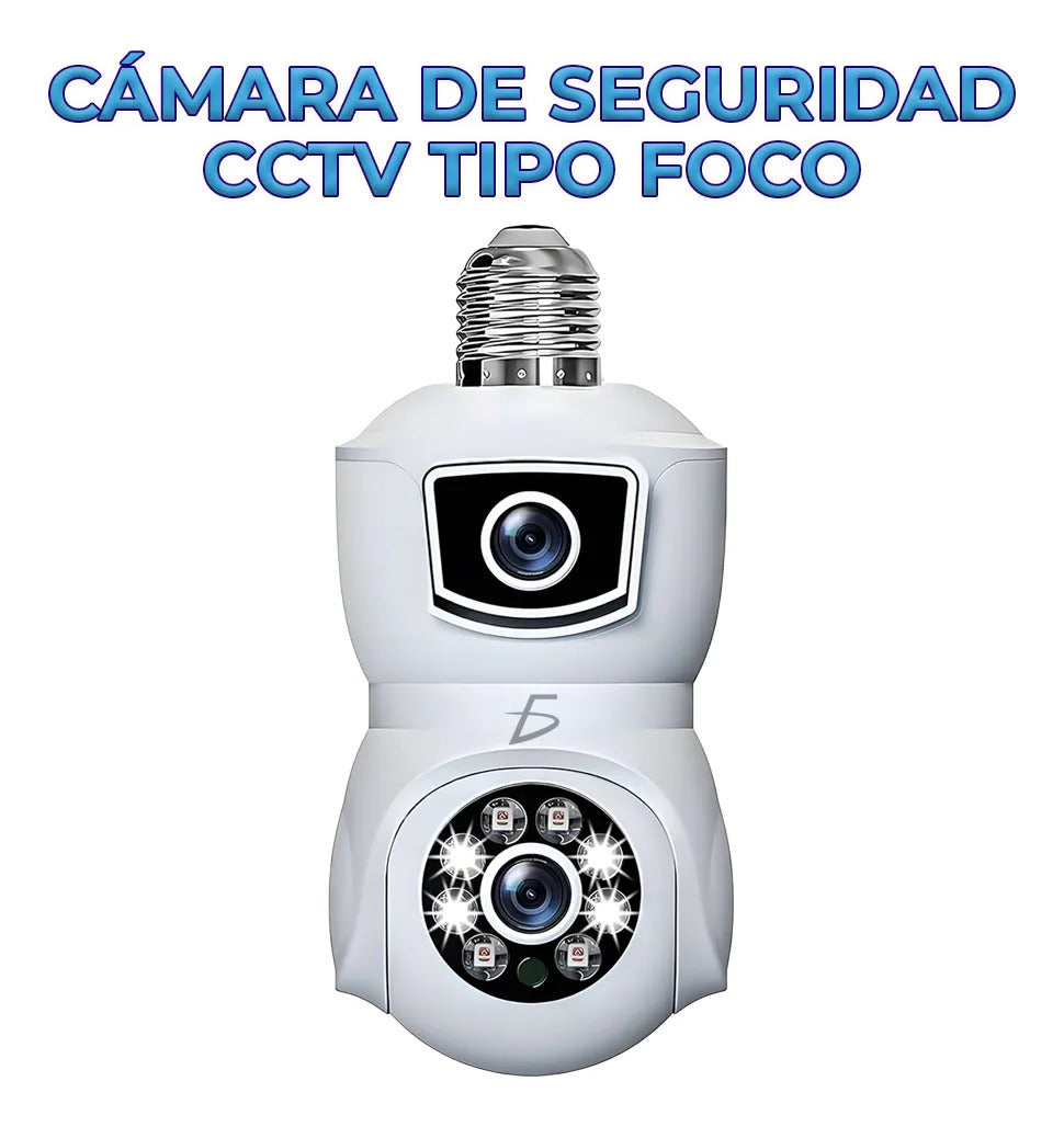 Cámara De Seguridad Con Socket De 4 Megapíxeles