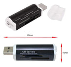 Lector De Tarjetas Multifunción Usb 2.0 All In One Carcasa