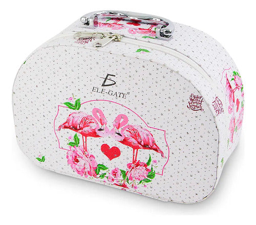 Cosmetiquera Neceser Estampado Kit De 3 Pzas