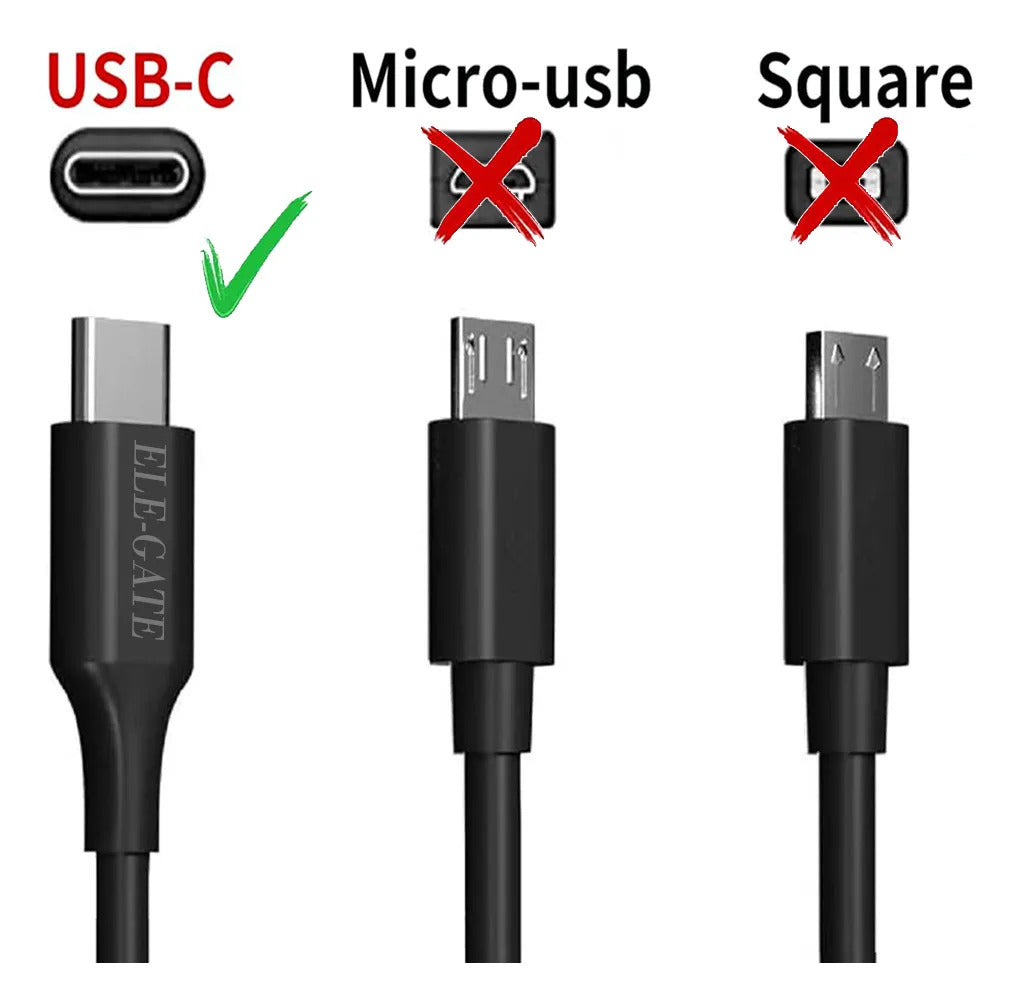 Adaptador Universal 100 W Tipo C Cuadrado