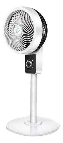 Ventilador De Pedestal Potente Silencioso 180º Con Diseño