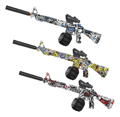 Pistola Automático De Hidrogel Con Modo Ráfaga Y Pila