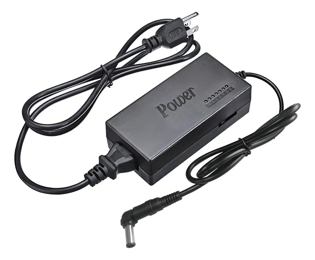 Cargador Universal Laptop Voltaje Variable 8 Puntas 12 - 24v Negro