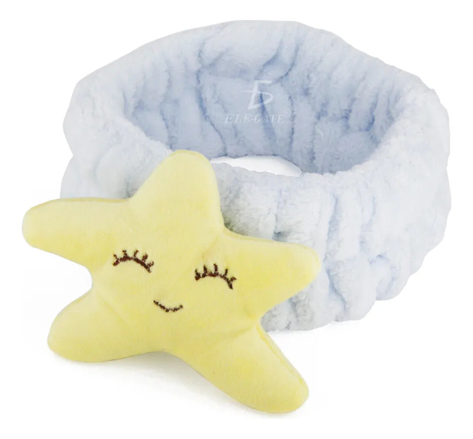Diadema Para Cabello Afelpada Belleza Estrella