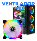 Ventilador Gamer Para Cpu Con Luz Led Rgb Rgb