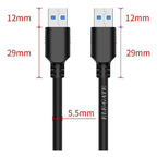 Cable Usb 3.0 Macho A Macho Para Discoduro 4m