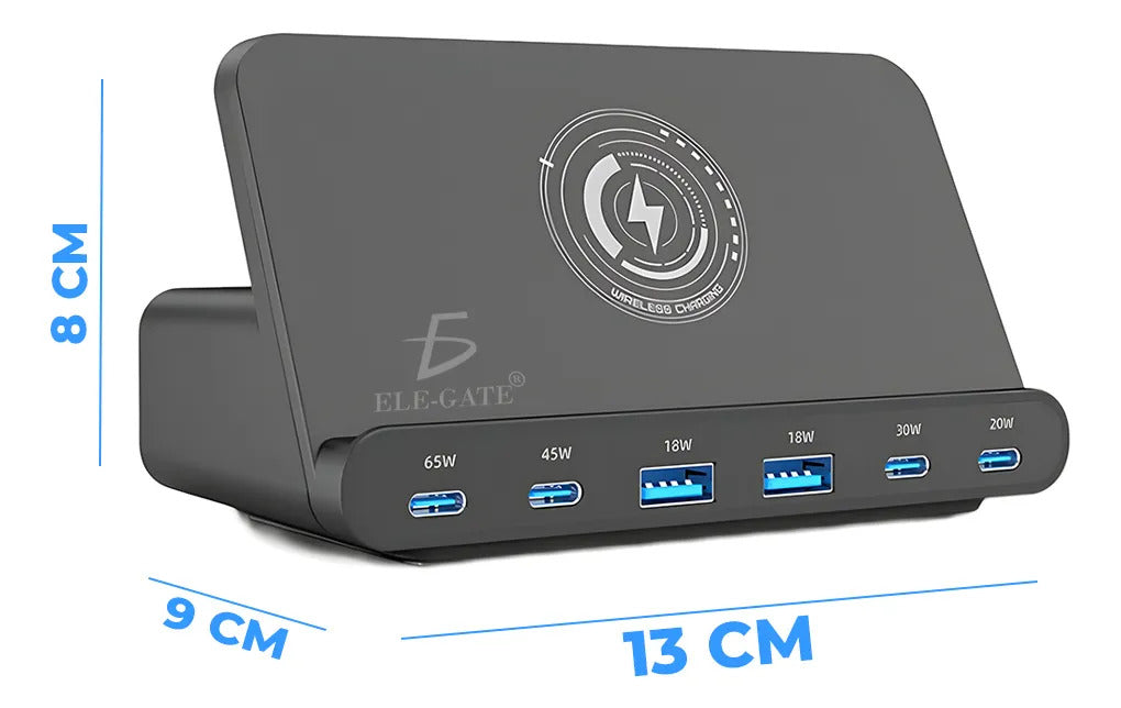 Cargador Inalambrico Rapido Para Celular De Escritorio 7 En