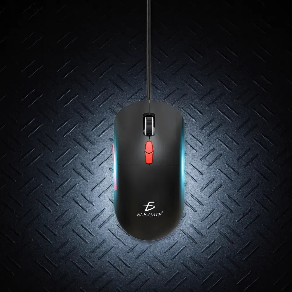 Mouse Con Cable 6d Rgb  3 Niveles De Dpi Iluminación