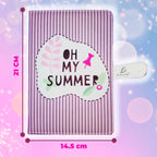 Cuaderno Con Estilo Coquete Con Forro Acolchado Y Banda