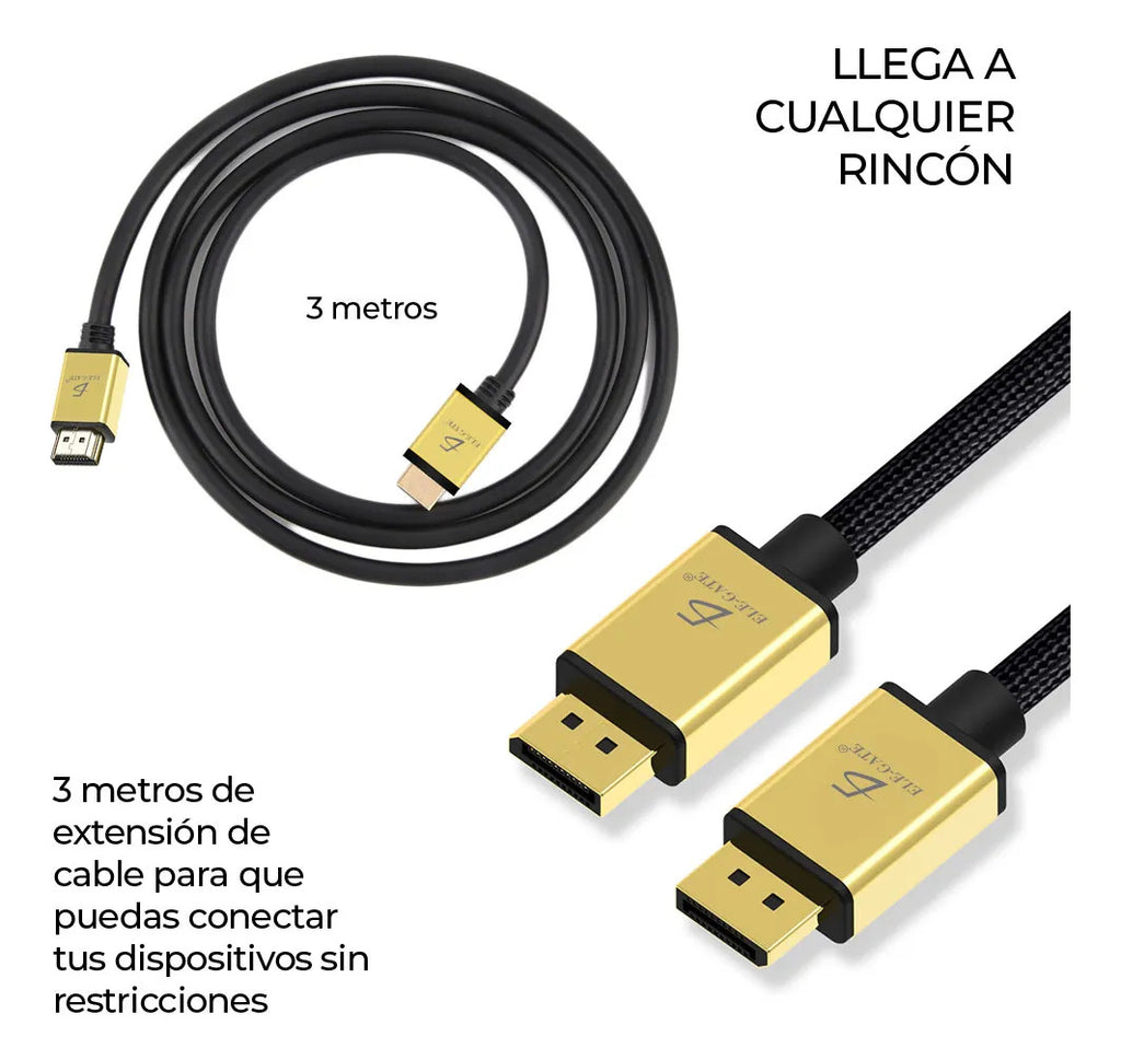 Cable Hdmi De 3 M Para Tv Y Monitor