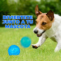 Juguete pelota interactiva masticar limpiar dientes mascota
