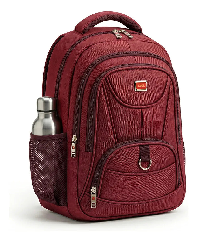 Mochila Escolar Y Universitaria Múltiples Compartimentos Y Agua
