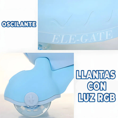 Carro Montable Patinete Twister Cinco Ruedas Infantil Sonido