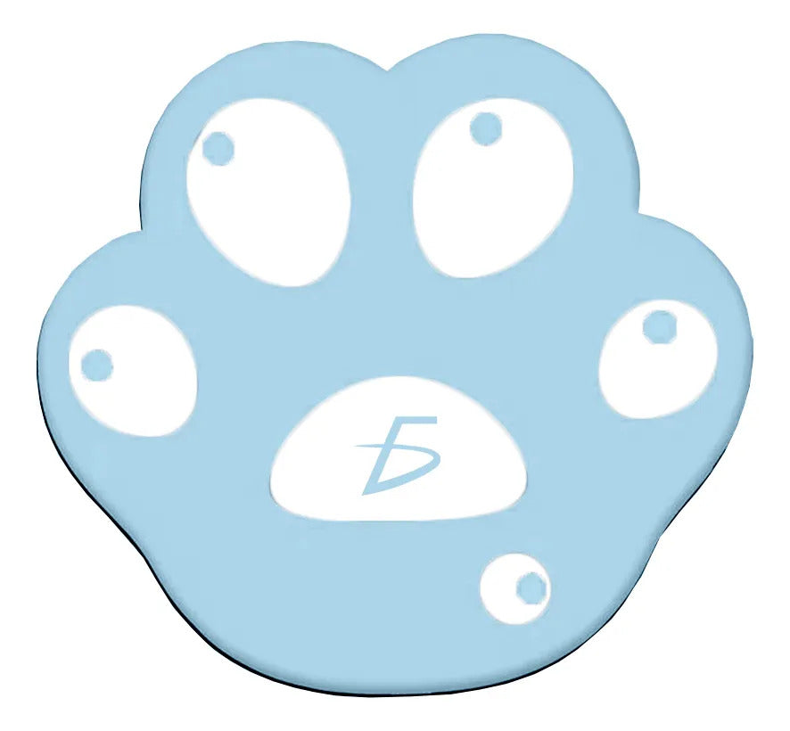Mouse Pad Huella De Oso Alfombrilla De Ratón Para Juegos Azul