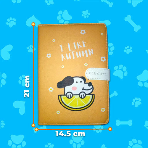 Libreta Kawaii A5 Con Portada Acolchada Y Texturizada