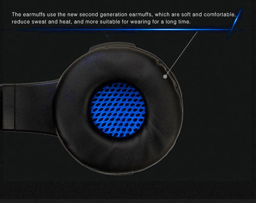 Audifonos Diadema Gamer Para Ps4 Xbox360 One Jack 3.5mm Pc Azul