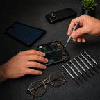 Kit de desarmadores con cinta métrica