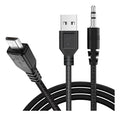 Cable micro USB V8 a USB y jack 3.5 mm de 1.5 m