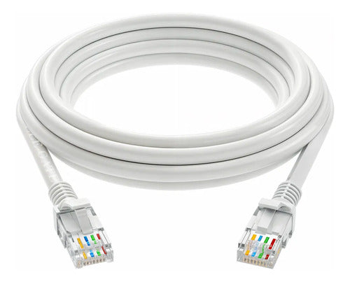 Cable Red 5 Mts Categoría Cat6 Utp Rj45 Ethernet Internet