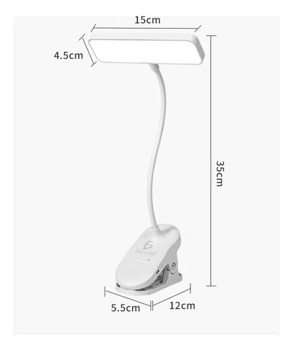 Lámpara De Escritorio Led De Luz Cálida Conexión Usb V8
