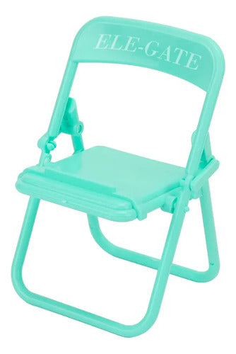 Soporte Para Celular En Forma De Mini Silla Colores