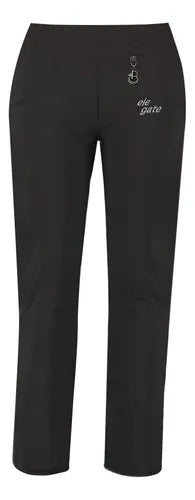 Pantalones Elásticos De Tela Premium Con Forro Térmico Negro Xxxl