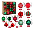 Esferas Navideñas Tipo Cristal 44 Piezas