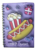 Cuaderno De Pasta Grueso De 180 Hojas Rayadas Con Espiral