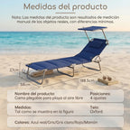 Silla Plegable Con Sombrilla De Gravedad Cero Reclinable