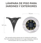 Caja De Lámpara Solar De Piso A Prueba De Agua Por 4pzs