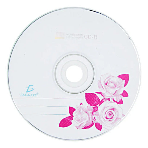 Cd-r Ele-gate 2-52x 80min 700mb Matrix Con 50 Discos