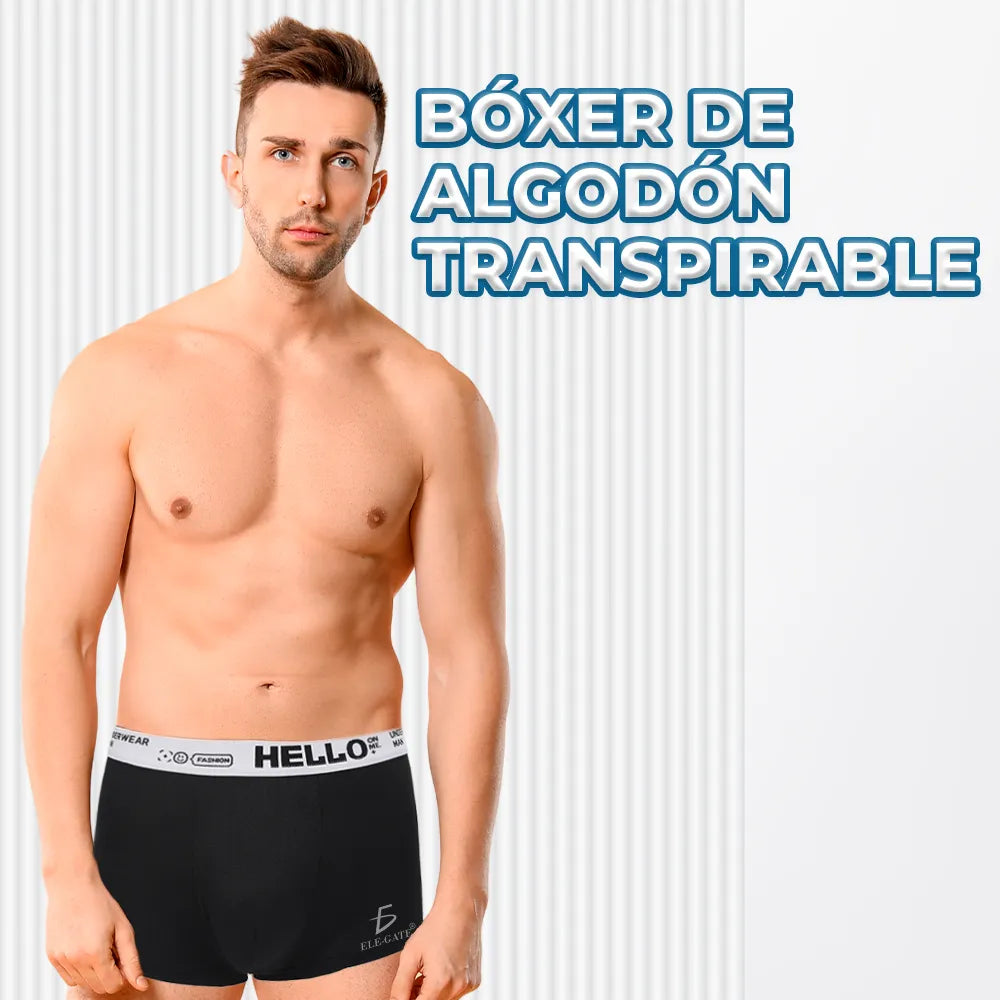 Calzoncillos transpirables para hombre estampados - 3XL negro XXXL