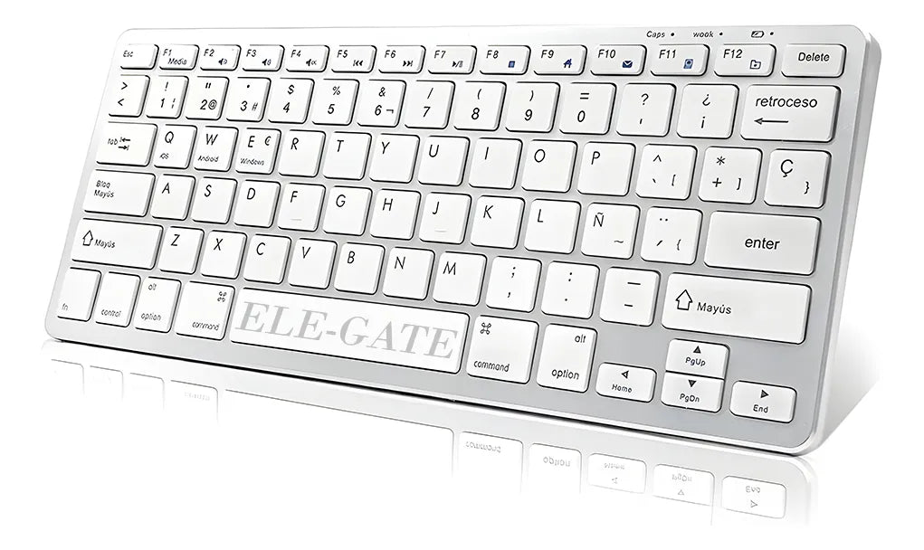 Mini Teclado Inalámbrico Bluetooth 5.0+2.4g Para