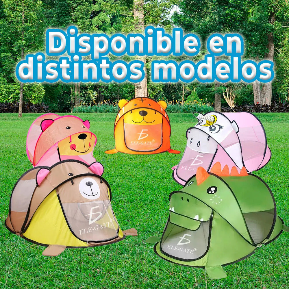 Casa De Juego Plegable De Animales Para Niños - Diversión Y