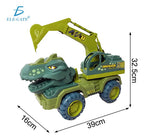 Transportador De Dinosaurios Con Excavadora De Fricción
