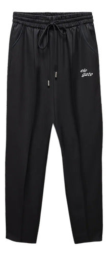 Pantalones Deportivos De Algodón Para Mujer Estilo Y Negro Xxl
