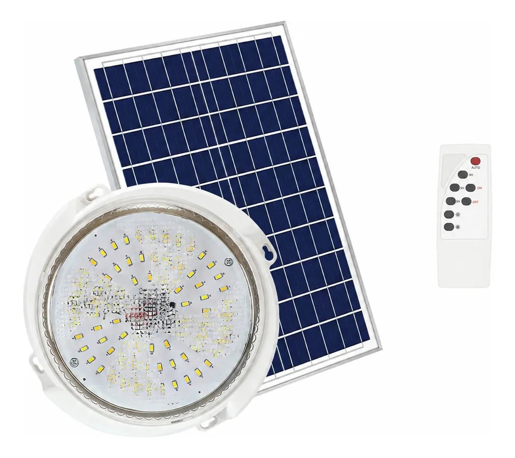 Luz De Techo Solar Para Interior 100 W Con Sensor De Luz Y