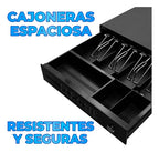 Cajón De Dinero Metálico Con Bandeja Ajustable Rj 11