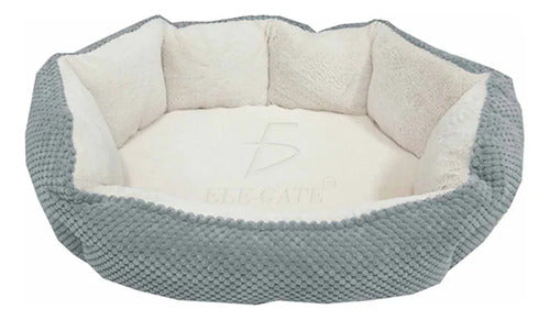 Cama Mediana Para Mascota Perro Gato Acolchonada Resistente