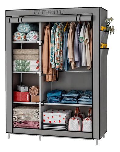 Closet Organizador De Tela Con Estructura De Metal