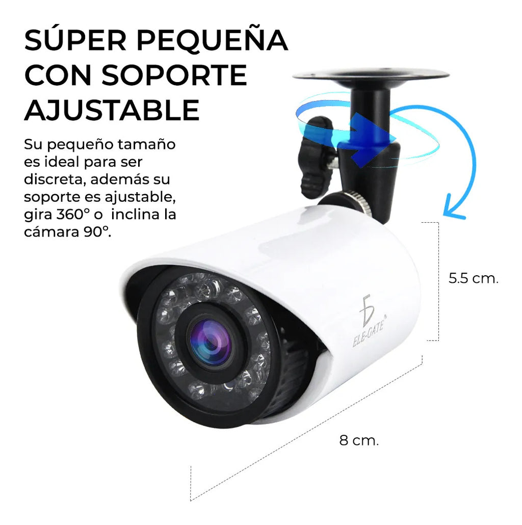 Kit de videovigilancia con 16 cámaras cctv y dvr