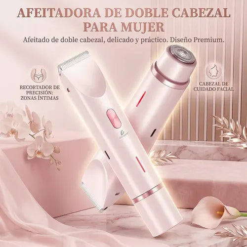 Rasuradora Eléctrica Ele-gate 2 En 1 Ipx7 Usb-c Rosa