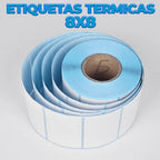Etiquetas Térmicas En Rollo 500 Pz 80mmx80mm