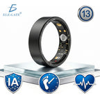 Anillo inteligente negro talla 13
