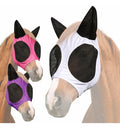Máscara Antimoscas Para Caballo Con Cubreorejas 35 × 38 Cm Rosa