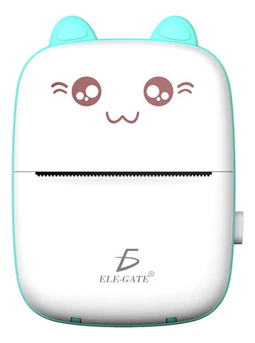Elegate Mini Impresora Térmica Portátil Bluetooth Para Azul