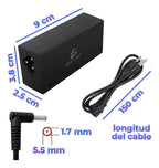 Cargador para laptop 19V 2.37A 45W 5.5X2.5MM