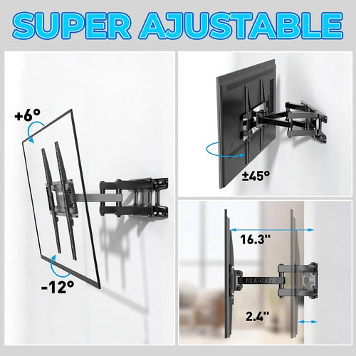 Soporte Para Pantalla De 23 A 60 Desplegable Con Rotación