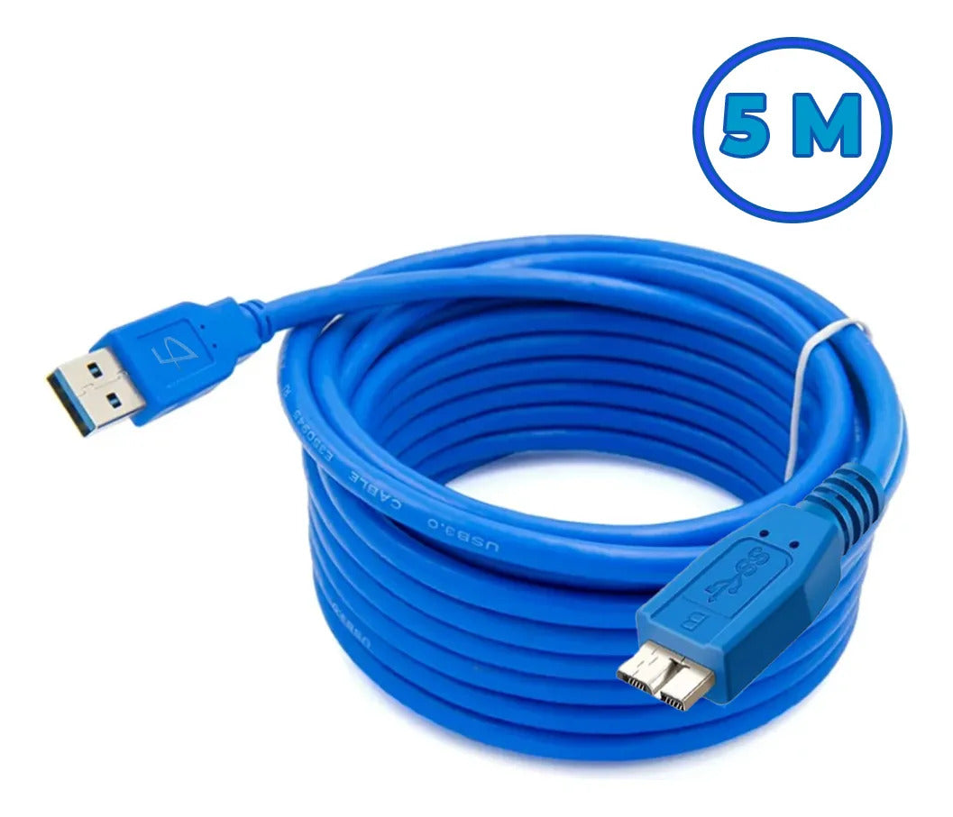 Cable Usb 3.0 Disco Duro Externo 5 Metro